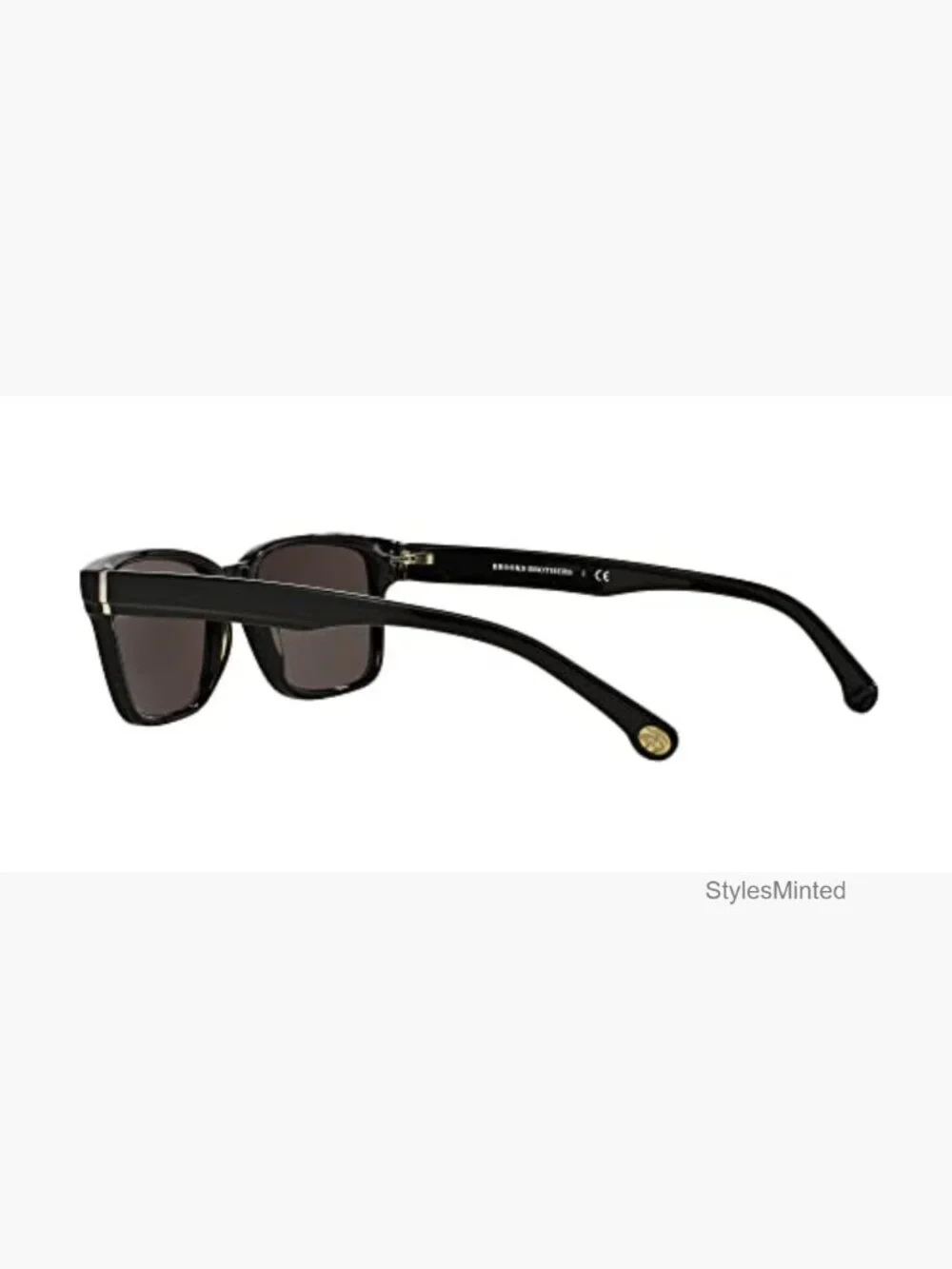 52mm Acetate Rectangular Polarized Sunglasses